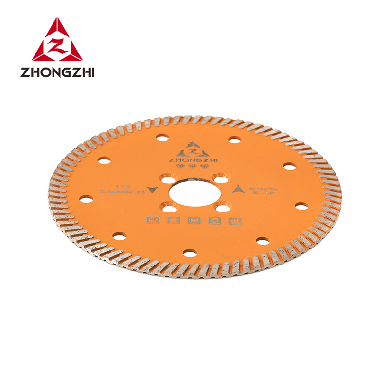 Lâmina de serra de corte a seco turbo diamante de 6 polegadas para granito