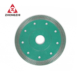 105mm-230mm prensa a quente super fina rede diamante lâmina de serra cortador de azulejos para corte cremoso