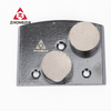 Bloco de moagem de diamante de segmentos duplos para polimento de concreto